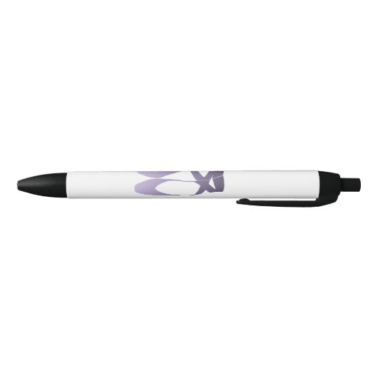 Team Pointe Ballet Lavender Zwarte Inkt Pen (Bodem)