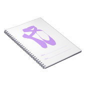 Team Pointe Ballet Lila Notitieboek (Rechterzijde)