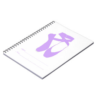 Team Pointe Ballet Lila Notitieboek