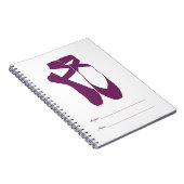 Team Pointe Ballet Orchidee Notitieboek (Rechterzijde)