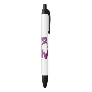 Team Pointe Ballet Orchidee Zwarte Inkt Pen