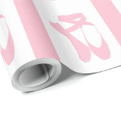 Team Pointe Ballet Pink Cadeaupapier (Rol Hoek)