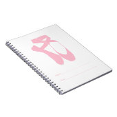 Team Pointe Ballet Pointe Pink Notitieboek (Rechterzijde)