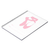 Team Pointe Ballet Pointe Pink Notitieboek (Linkerzijde)