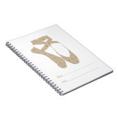 Team Pointe Ballet Sand Notitieboek (Rechterzijde)