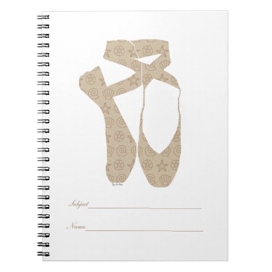 Team Pointe Ballet Sand Notitieboek (Voorkant)