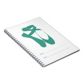 Team Pointe Ballet Seafoam Notitieboek (Rechterzijde)