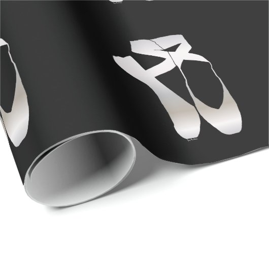 Team Pointe Ballet Silhouette Cadeaupapier (Rol Hoek)