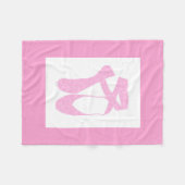 Team Pointe Ballet Snoep Curls Fleece Deken (Voorkant (Horizontaal))