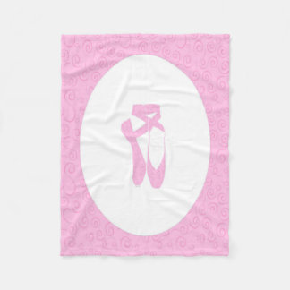 Team Pointe Ballet Snoep krulpatroon Fleece Deken