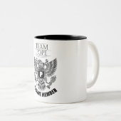 Team Pope Lifetime-lid Tweekleurige Koffiemok (Voorkant rechts)