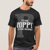Team Poppy Lifetime Lid T-shirt (Voorkant)