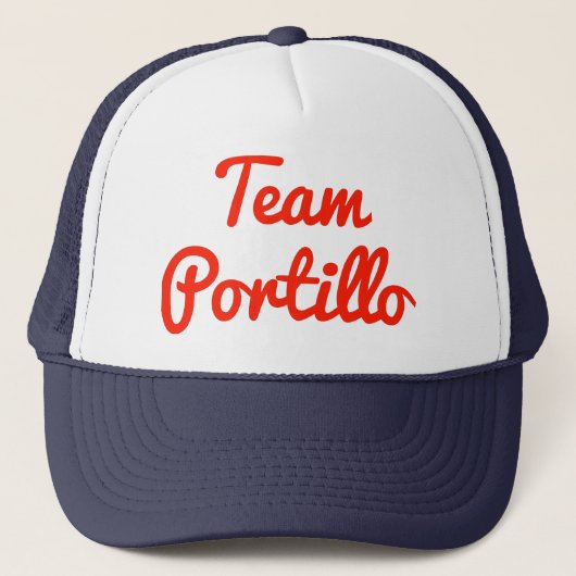 Team Portillo Trucker Pet (Voorkant)