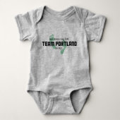 Team Portland 304-baby Romper (Voorkant)