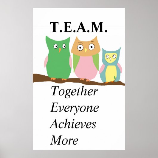 TEAM-Poster Poster (Voorkant)