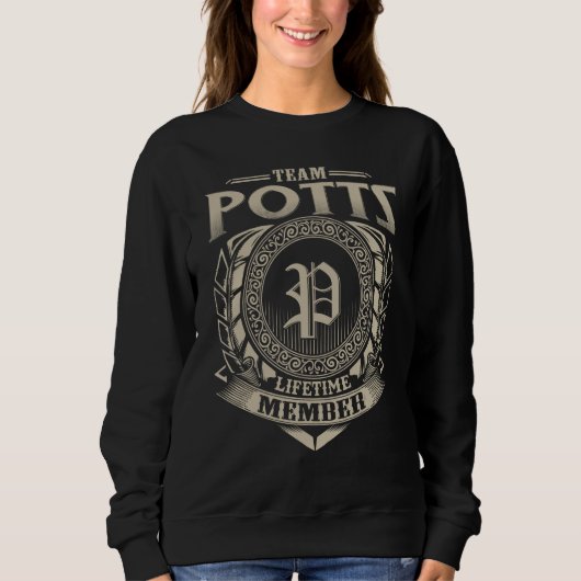 Team POTTS Lifetime Member Surname POTTS Family Vi Trui (Voorkant)