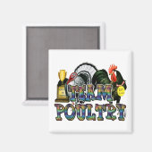 Team Poultry Magneet (Voorkant / Achterkant)