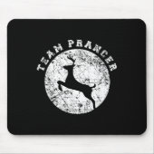 Team Prancer T Shirt, Funny Cute Christmas Gift Ki Muismat (Voorkant)