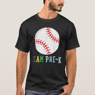 Team Pre K honkbal matchen terug naar school sport T-shirt