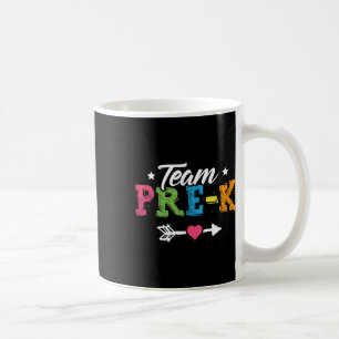 Team Pre-k kleuterleidster Student Byck naar schoo Koffiemok