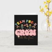 Team Pre-k Leraar Groei Met De Stroom Preschool Ap Kaart (Gele Bloem)