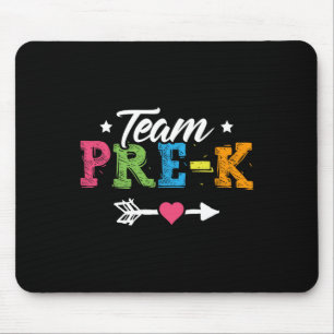 Team Pre-k Peuterleraar Student Byck naar school Muismat