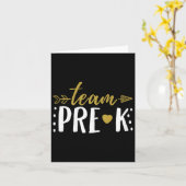 Team Pre-K Preschool Teacher Student Arrow Kaart (Gele Bloem)