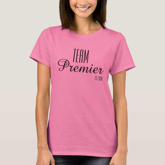 Team Premier Relaxed Fit T-Shirt - Soft Pink (Voorkant)