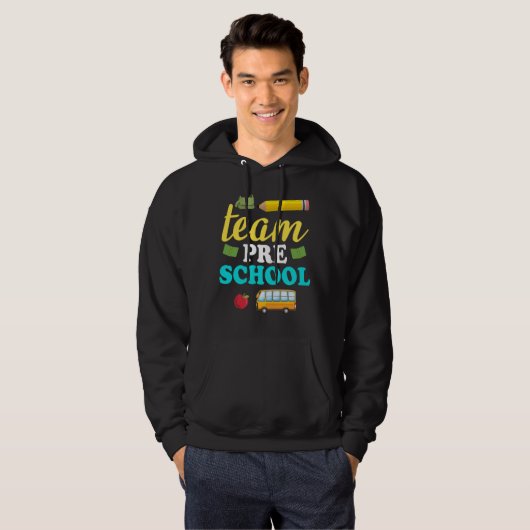 team preschool hoodie (Voorkant volledig)