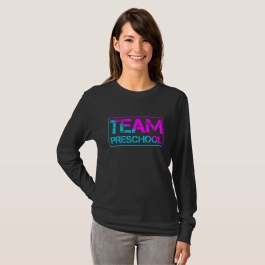 Team PreSchool Terug naar school T-shirt (Voorkant volledig)
