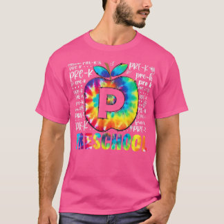 Team Preschool Typography Tie Dye Back To School T T-shirt