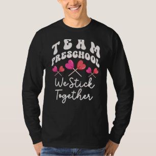 Team Preschool we steken samen de lerarenhea voor T-shirt