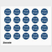 Team Priam Greek Mythology Ronde Sticker (Vel)