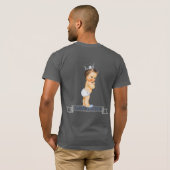 Team Prince Gender Reveal T-shirt (Achterkant volledig)