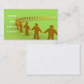 Team - profielkaart visitekaartje (Voorkant / Achterkant)