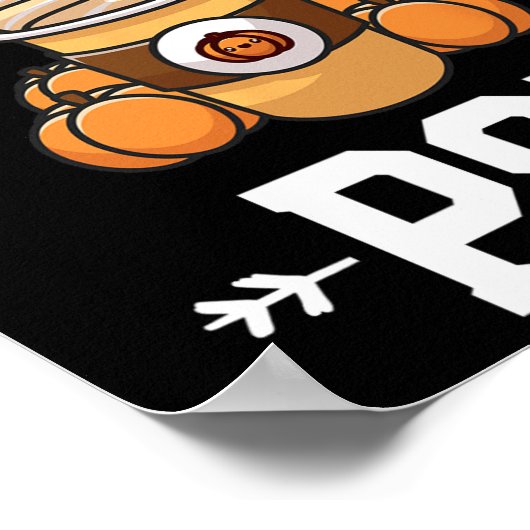 Team PSL Cute Pumpkin Spice Latte Lover Fall Autum Poster (Hoek)