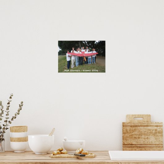 Team Pterosaur Afbeelding Poster (Keuken)