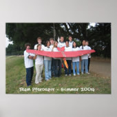 Team Pterosaur Afbeelding Poster (Voorkant)
