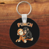 Team Punch - Baby Monkey Punch Sleutelhanger (Voorkant)