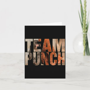 Team punch grappige aap meme baby aap mannen vrouw kaart