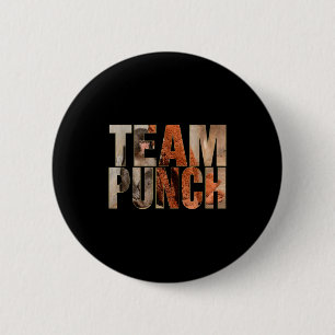 Team punch grappige aap meme baby aap mannen vrouw ronde button 5,7 cm
