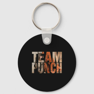 Team punch grappige aap meme baby aap mannen vrouw sleutelhanger