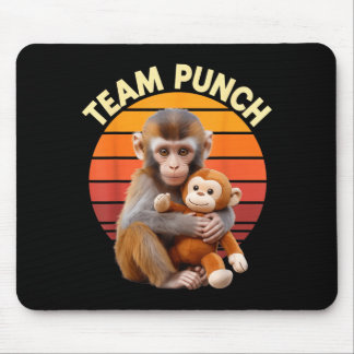 Team Punch Monkey Plush Retro Sun Muismat