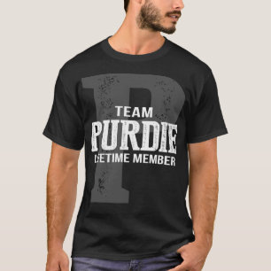 Team PURDIE-lid voor het leven T-shirt