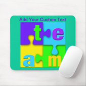 Team Puzzle Mousepad Muismat (Met muis)