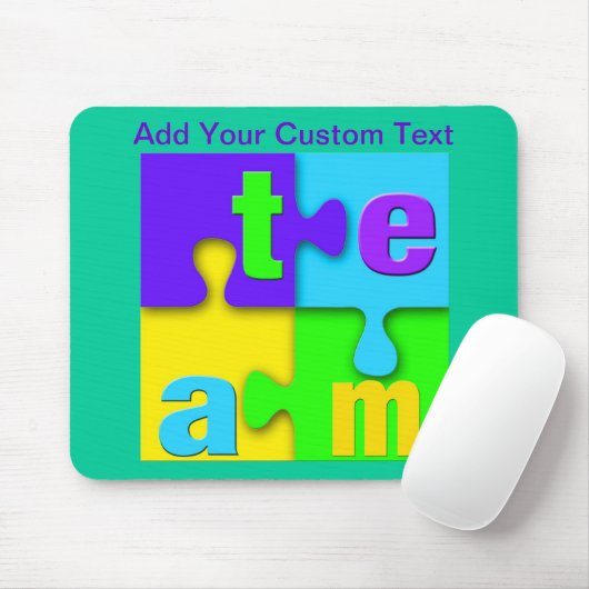 Team Puzzle Mousepad Muismat (Met muis)