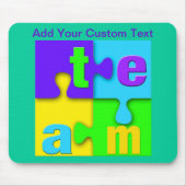 Team Puzzle Mousepad Muismat (Voorkant)
