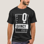 Team Quincy Lifetime Lid Persoonlijke naam T-shirt (Voorkant)