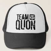 Team QUON Trucker Hat Pet (Voorkant)