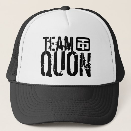 Team QUON Trucker Hat Pet (Voorkant)